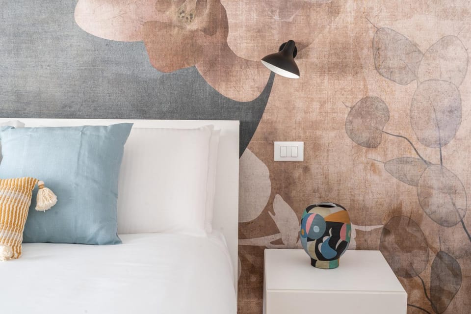 Bed, Decorative detail, Bedroom