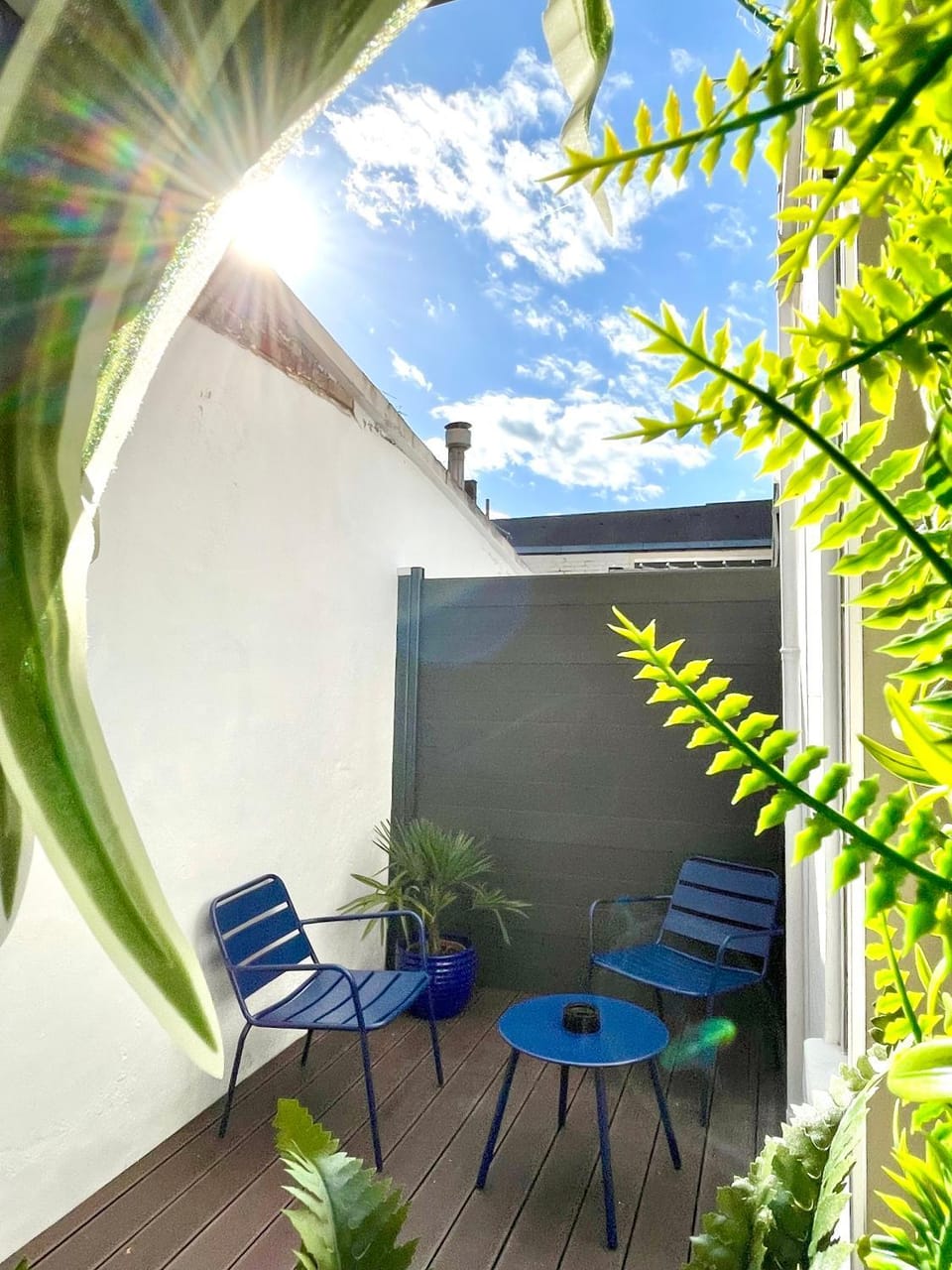 Patio, Spring, Balcony/Terrace, Garden view