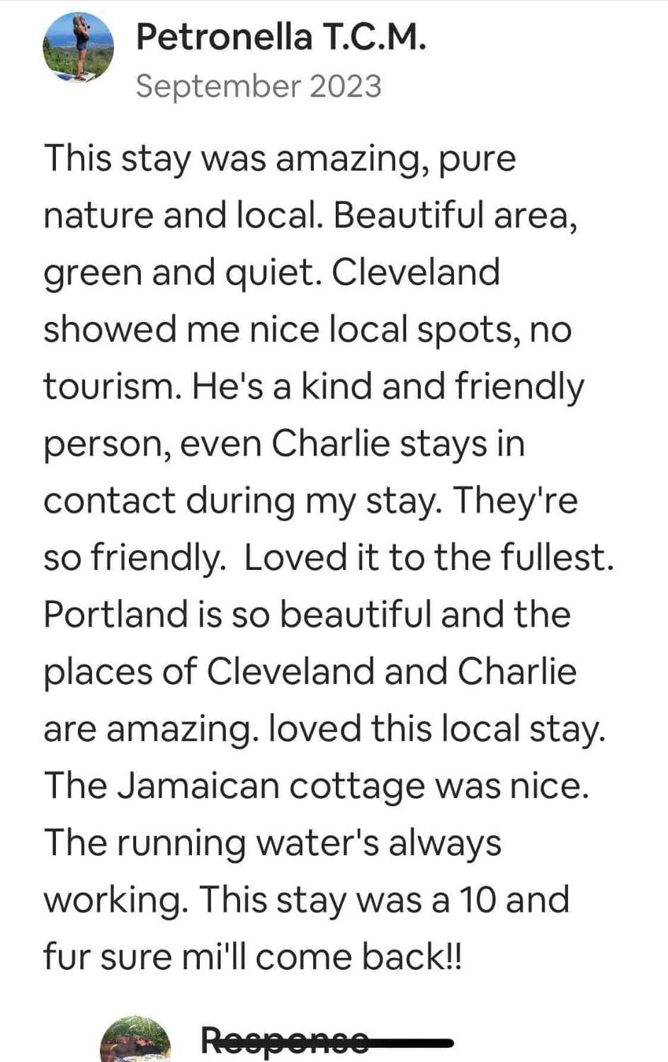 Charlie’s Place Zion Hill - close to Blue Lagoon Apartment in Portland Parish