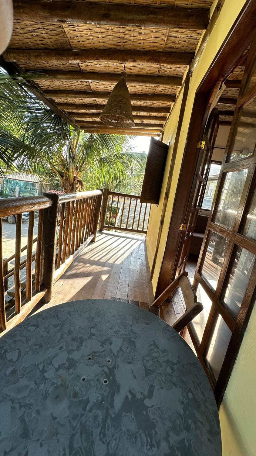 Bed, Day, Natural landscape, View (from property/room), Balcony/Terrace, Photo of the whole room, Seating area, Bedroom