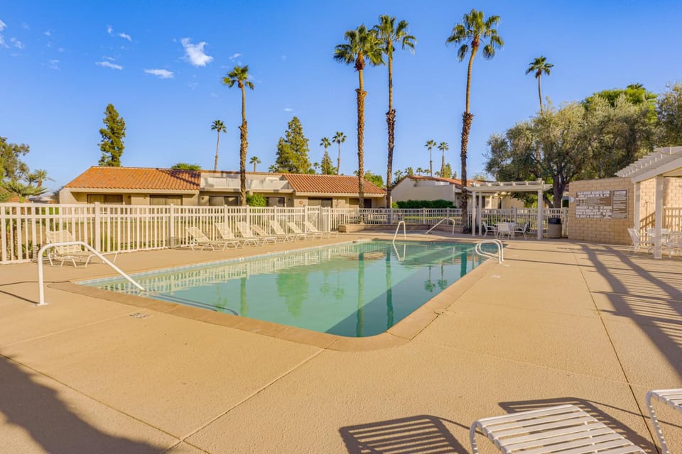 Patio, Grill & Pool Access: Palm Desert Retreat! House in Palm Desert