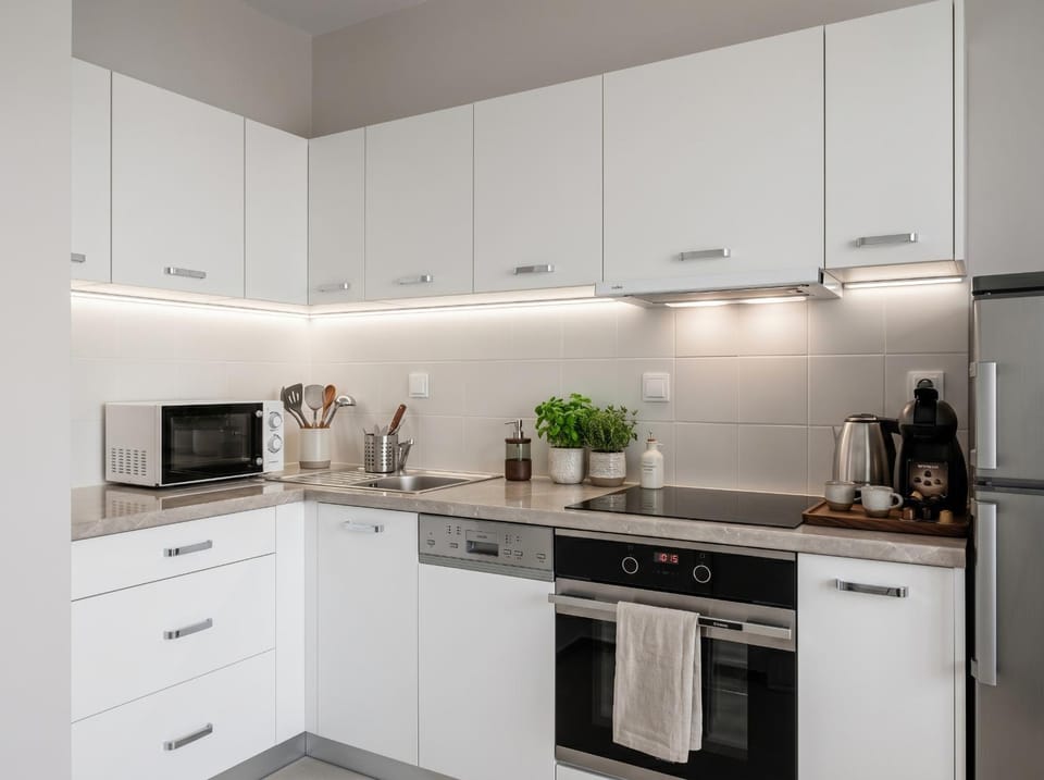 Coffee/tea facilities, Kitchen or kitchenette, dishwasher, minibar, oven, pet friendly, stove, toaster