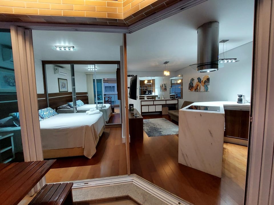 Kitchen or kitchenette, Living room, Bedroom