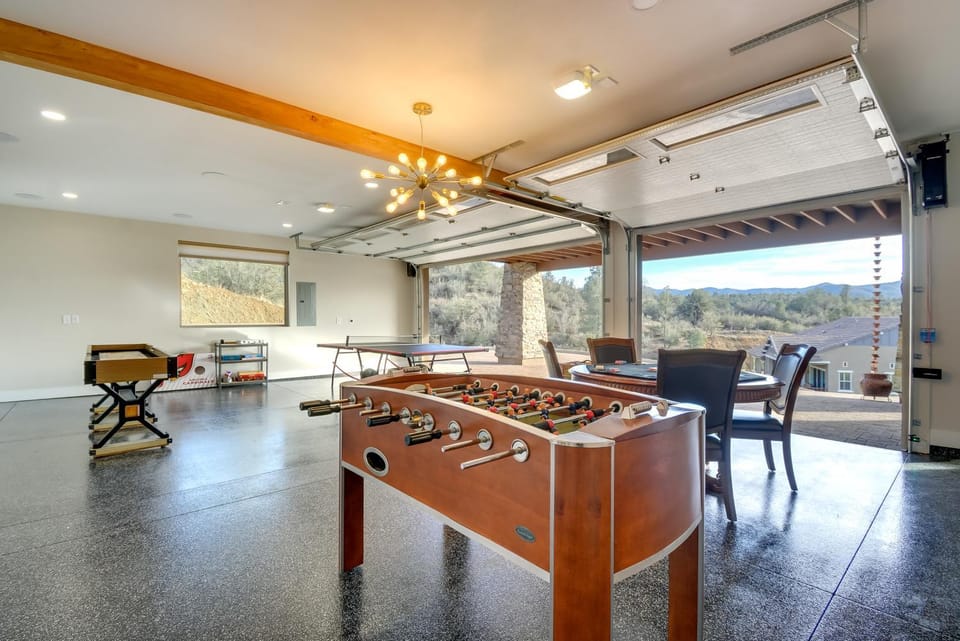 Mtn-View Gem w/ Game Room & Fire Pit in Prescott! House in Prescott Valley