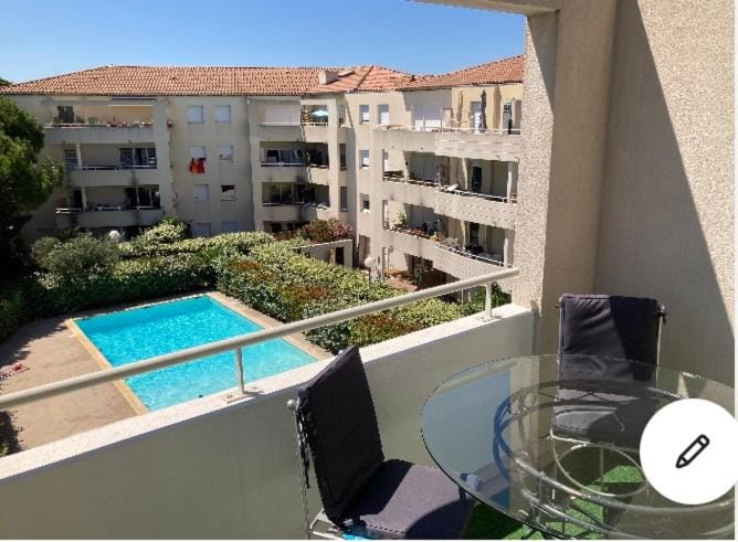 Patio, View (from property/room), Balcony/Terrace, Pool view, Swimming pool