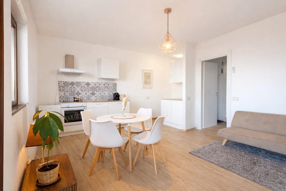 Kitchen or kitchenette, Living room, Dining area