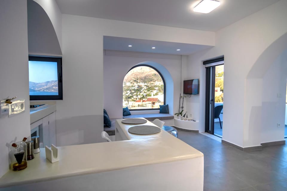 Shape-Meander Apartment in Kalymnos