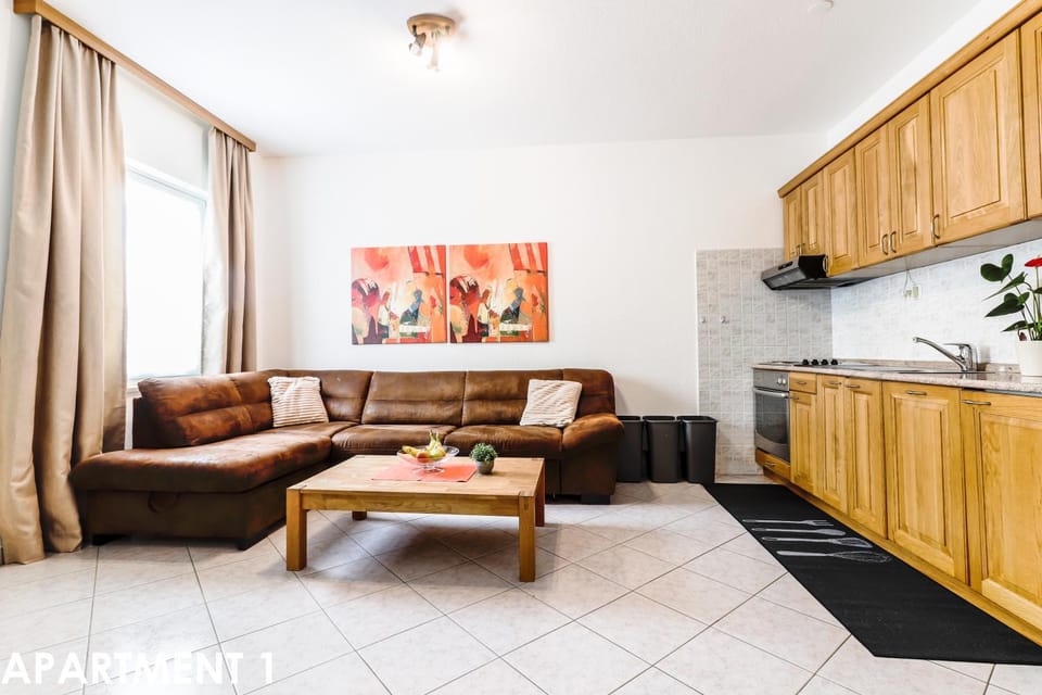 Kitchen or kitchenette, Living room, Seating area, pet friendly, stove