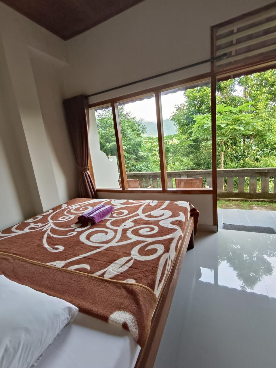 Bed, View (from property/room), Balcony/Terrace, Photo of the whole room, Bedroom