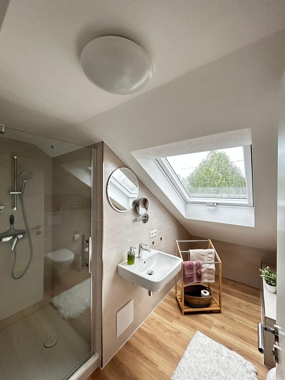 Shower, Toilet, Bathroom, towels