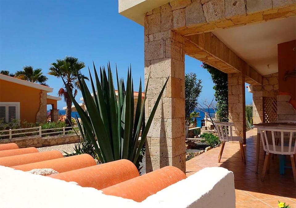 Property building, Patio, Natural landscape, Balcony/Terrace, Sea view