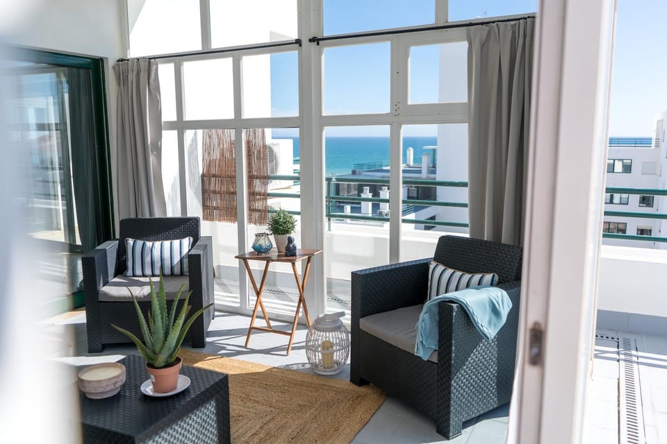 Solarium, Seating area, Sea view