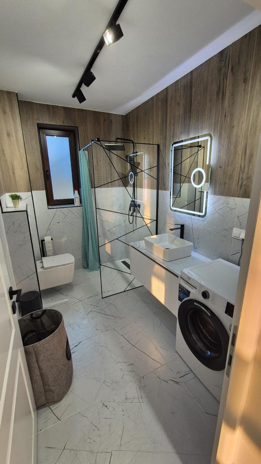 Shower, Bathroom, washing machine
