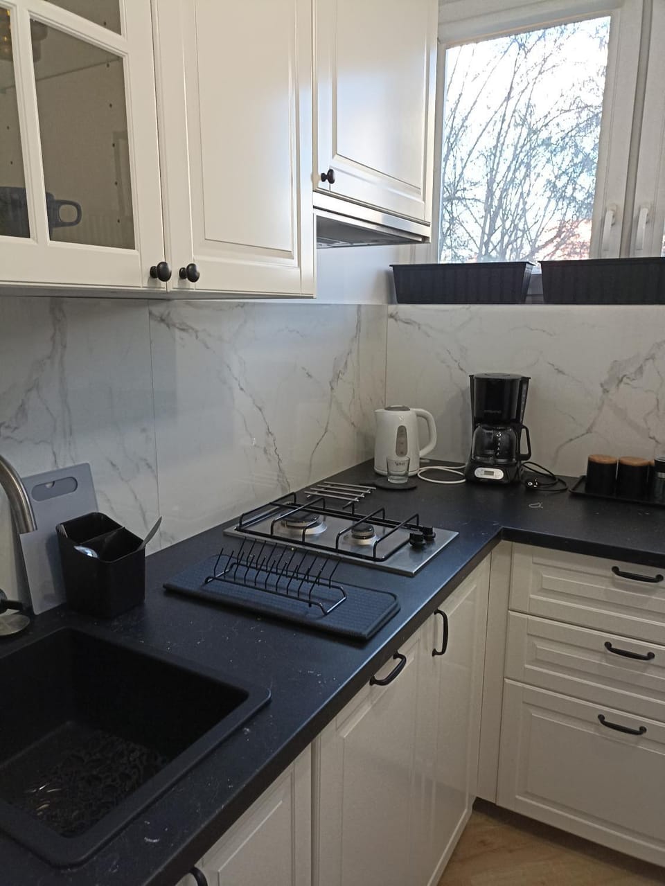 Coffee/tea facilities, minibar, stove