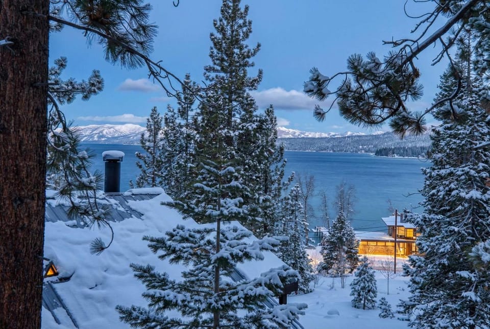 Tahoe Vista Retreat with Lake View Walk to beach House in Tahoe Vista