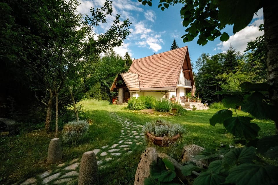 Property building, Garden view