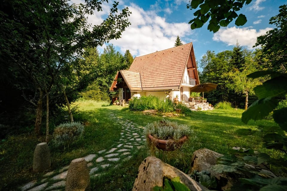 Property building, Garden view
