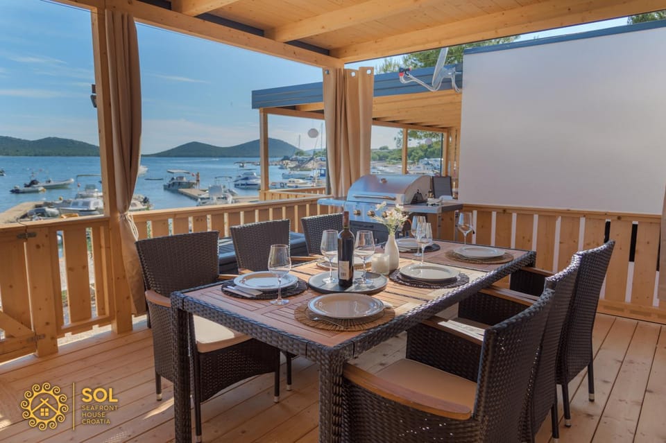SOL- Seafront House Croatia: your holiday first row to the beach House in Šibenik-Knin County, Croatia