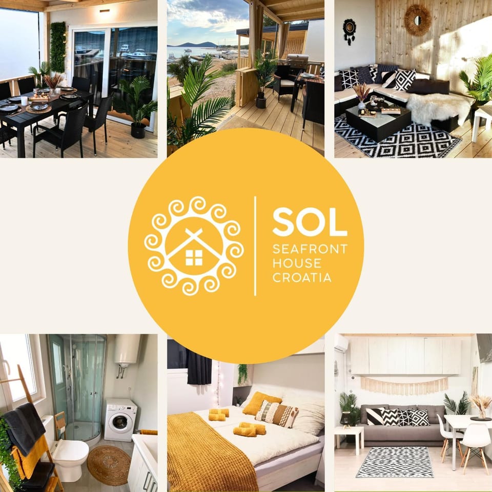 SOL- Seafront House Croatia: your holiday first row to the beach House in Šibenik-Knin County, Croatia