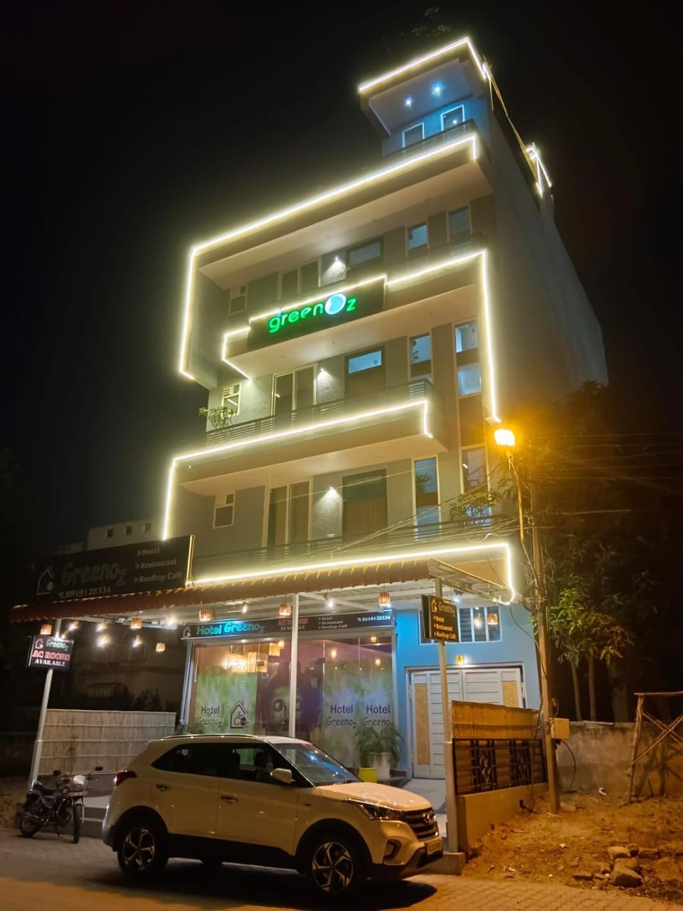 Property building, Night