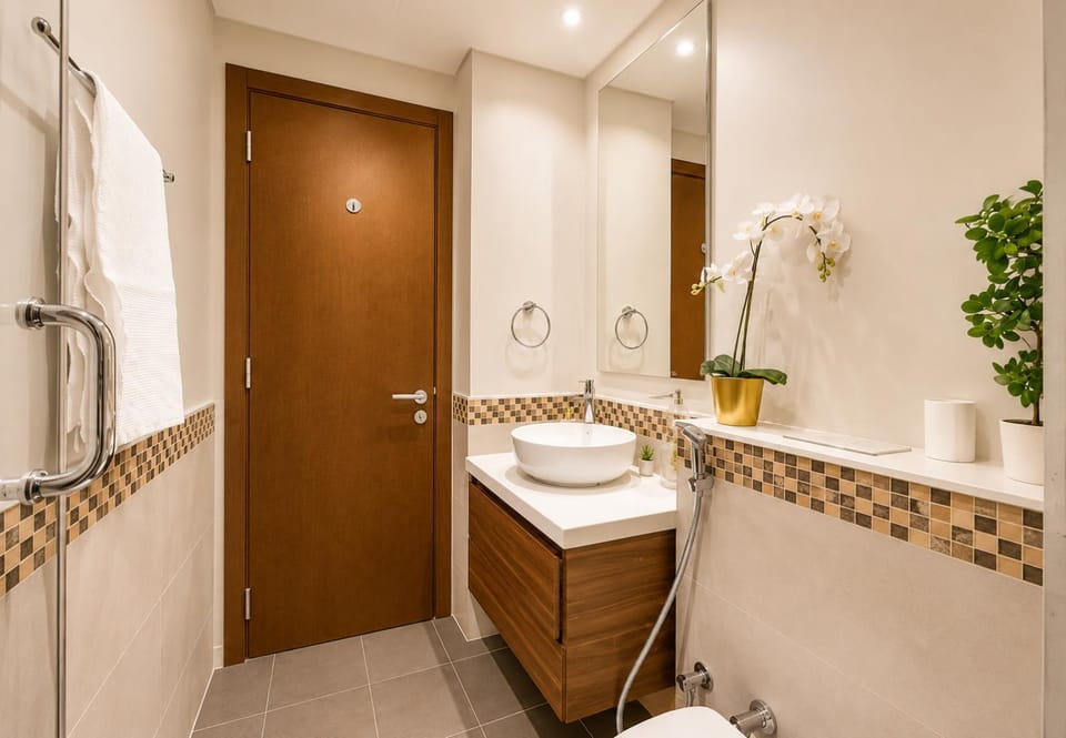 Shower, Bathroom, towels