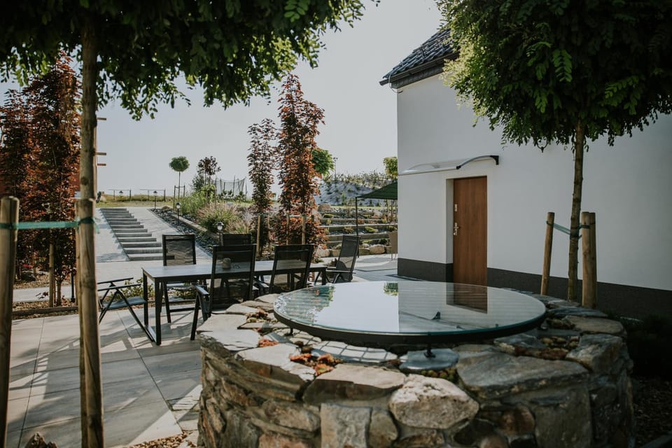 Property building, Patio, Day