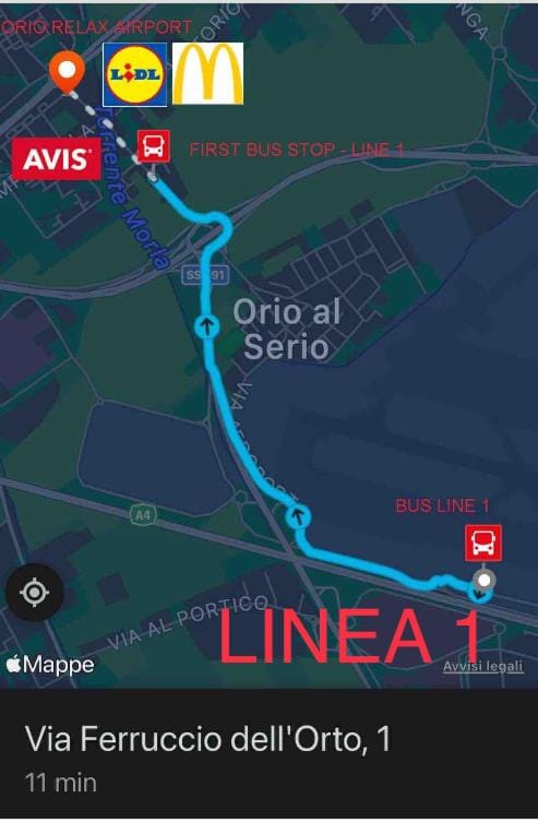 Orio EASY RELAX 24H Airport 2 - Top appartment Apartment in Bergamo