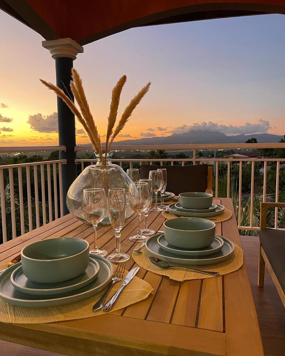 Mountain view, Sea view, Sunset