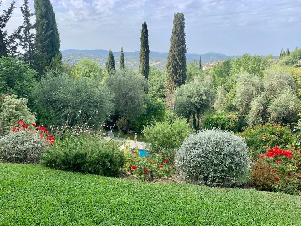 Natural landscape, Garden, Garden view, Mountain view