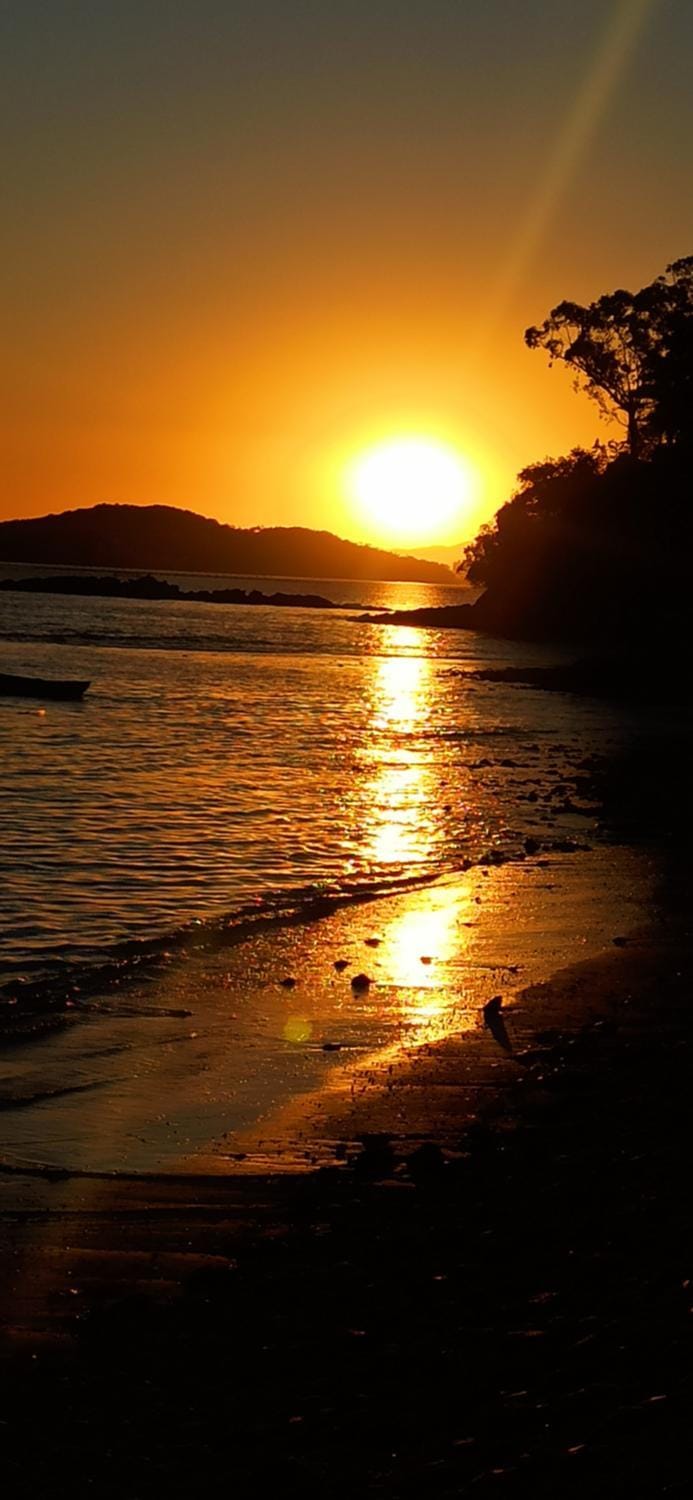 Nearby landmark, Natural landscape, Beach, Sunset
