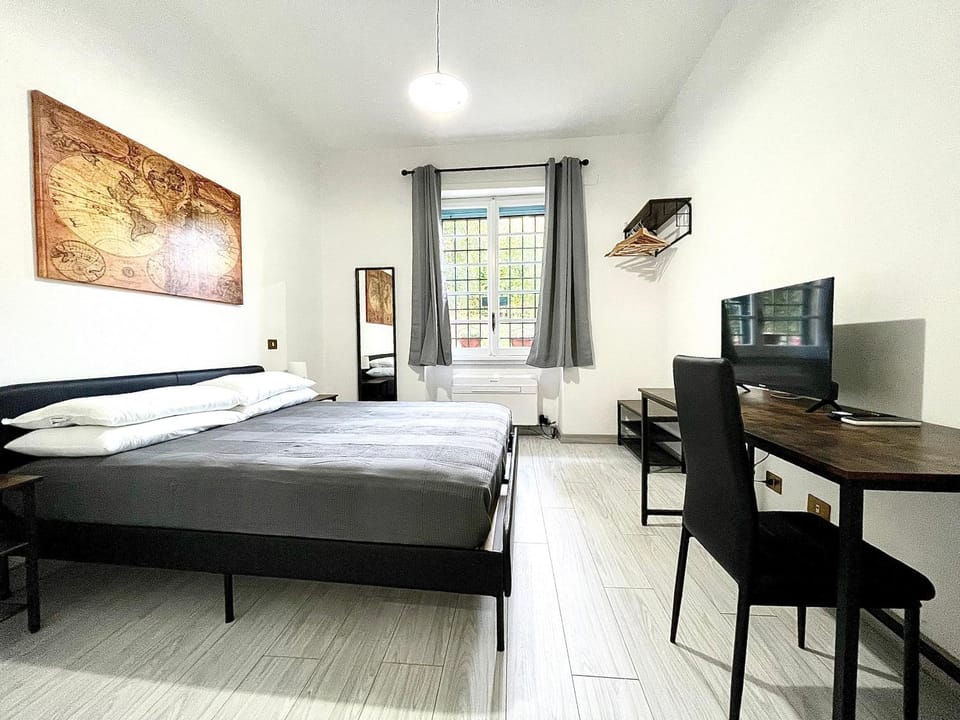 Bed, Photo of the whole room, Bedroom, hair dresser