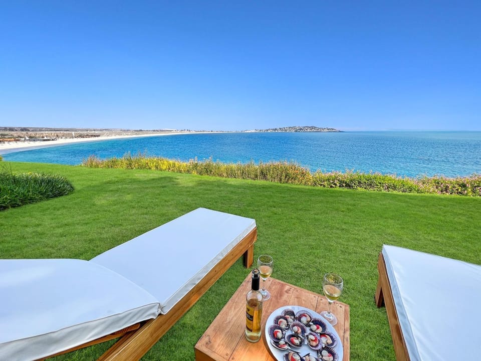 Natural landscape, Beach, Sea view, sunbed
