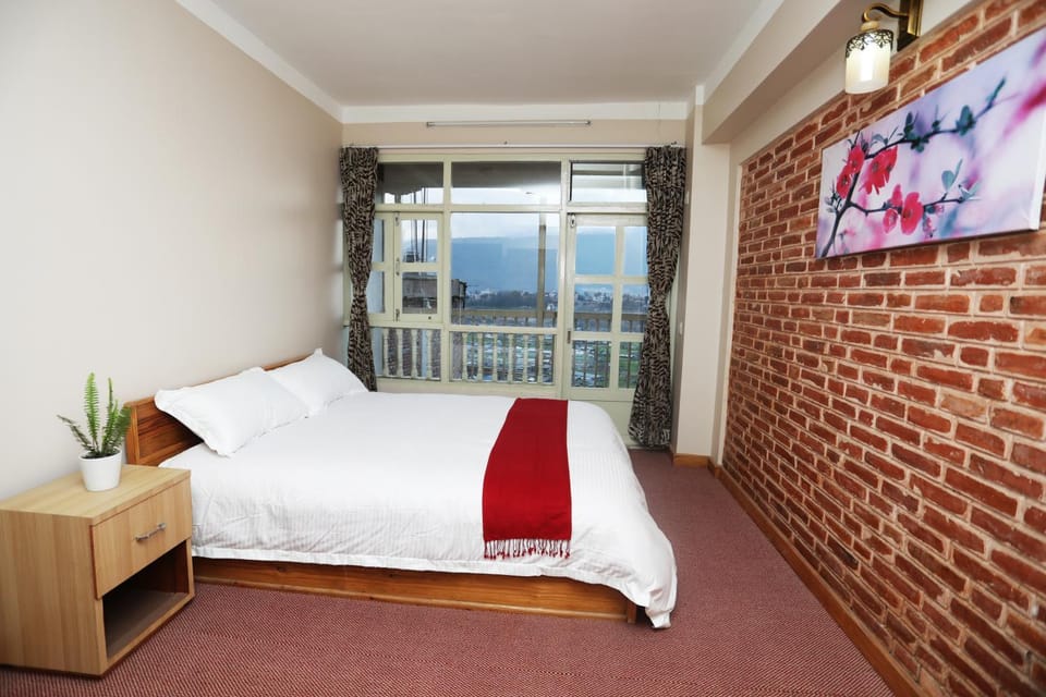 View (from property/room), Balcony/Terrace, Photo of the whole room, Bedroom