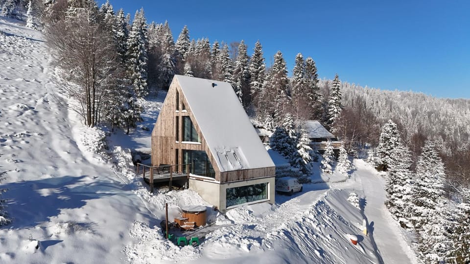 Domek w Szczyrku sauna & balia House in Poland