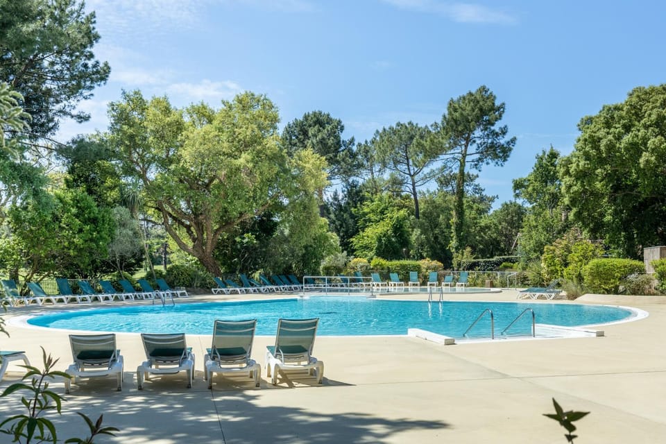 Property building, Living room, Swimming pool