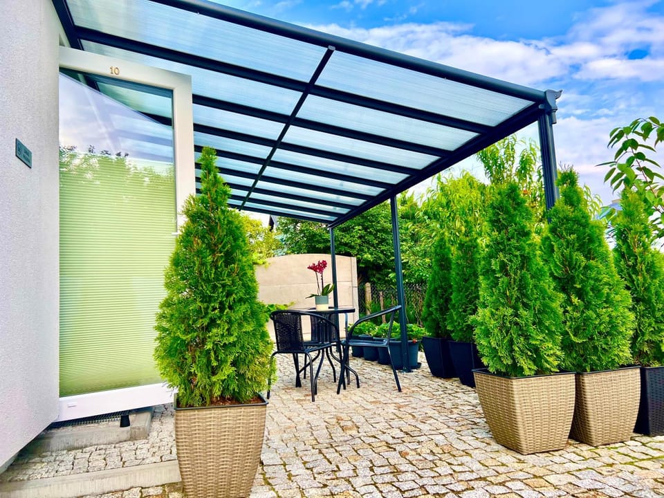 Patio, Spring, Garden, Garden view