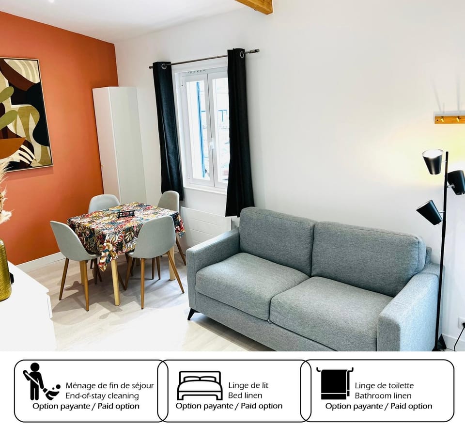 Saint-Gilles-Croix-de-Vie, Charmant 2 pièces 'O GITE' Apartment in Saint-Gilles-Croix-de-Vie