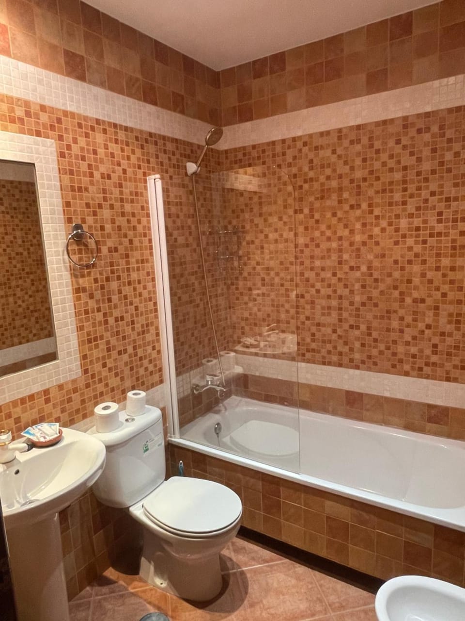 Toilet, Bathroom, Bath, bidet, towels