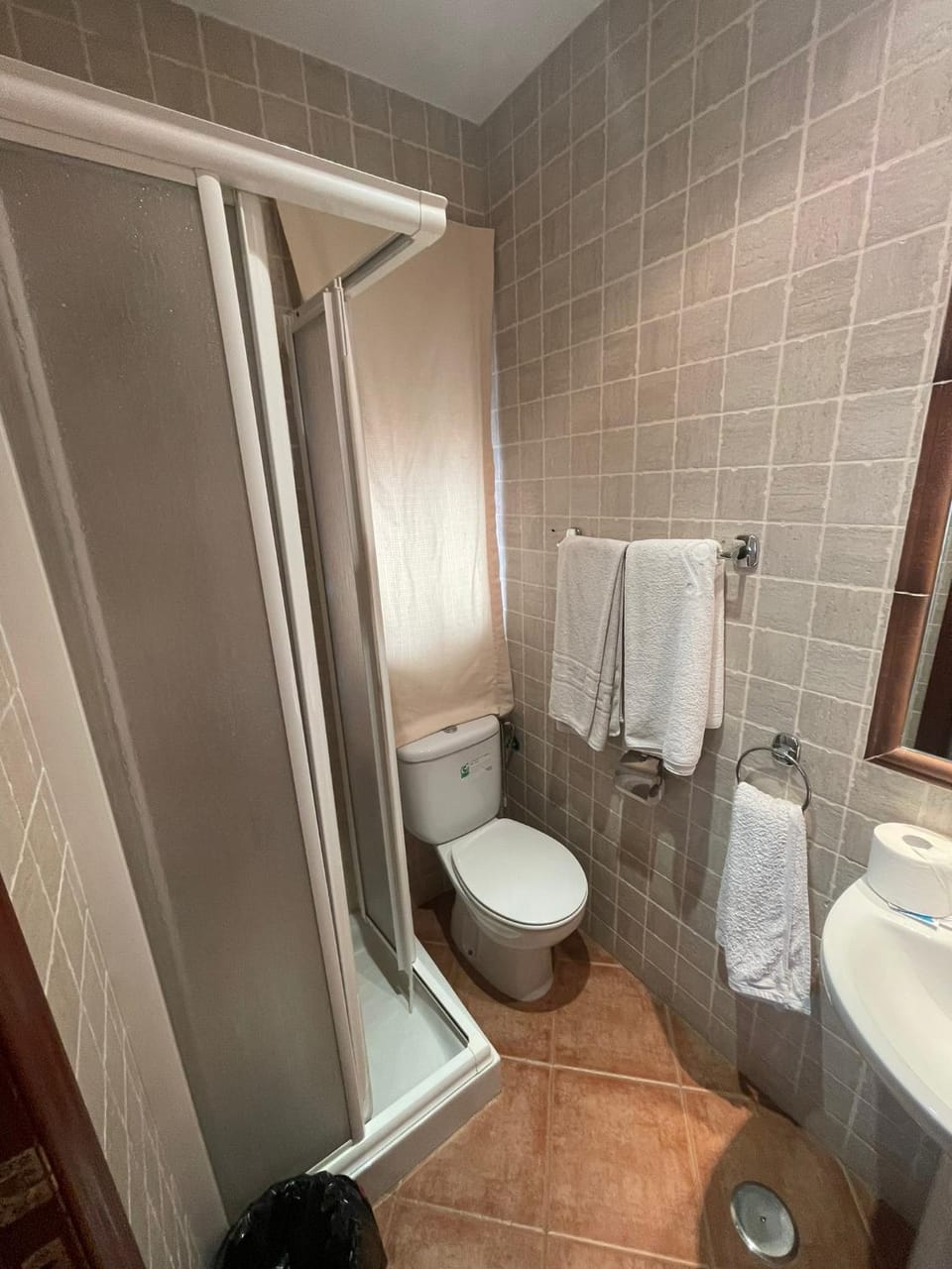 Shower, Toilet, Bathroom, bidet, towels