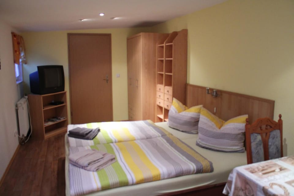 Bed, TV and multimedia, Living room, Bedroom