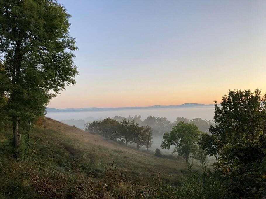 Natural landscape, Mountain view, Sunrise
