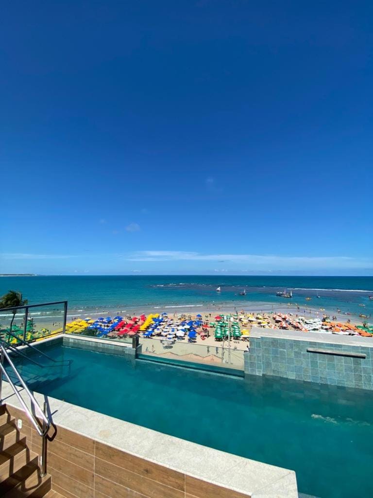 Flat beira mar com varanda em Porto de Galinhas Apartment in Ipojuca