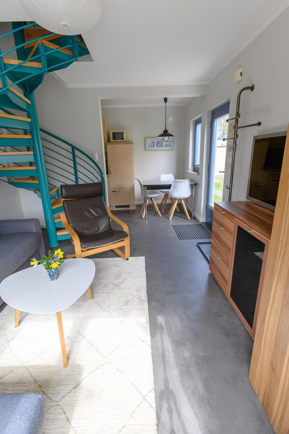 Kitchen or kitchenette, Living room