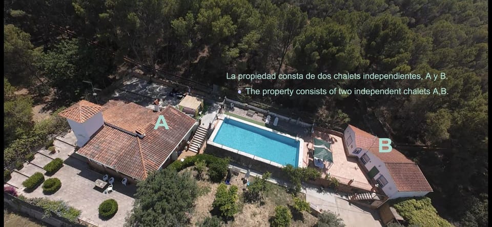 Forest Retreat Naturally Cool, Stunning Views, privacy and an 80M2 Extra-Large Swimming Pool House in Valencian Community