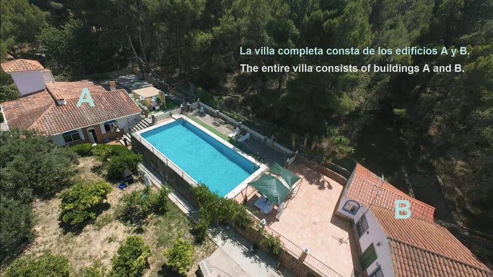 Forest Retreat Naturally Cool, Stunning Views, privacy and an 80M2 Extra-Large Swimming Pool House in Valencian Community