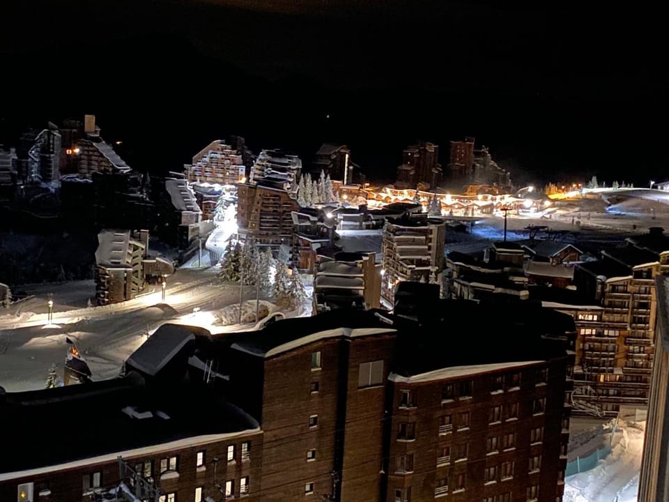 Night, Winter, City view