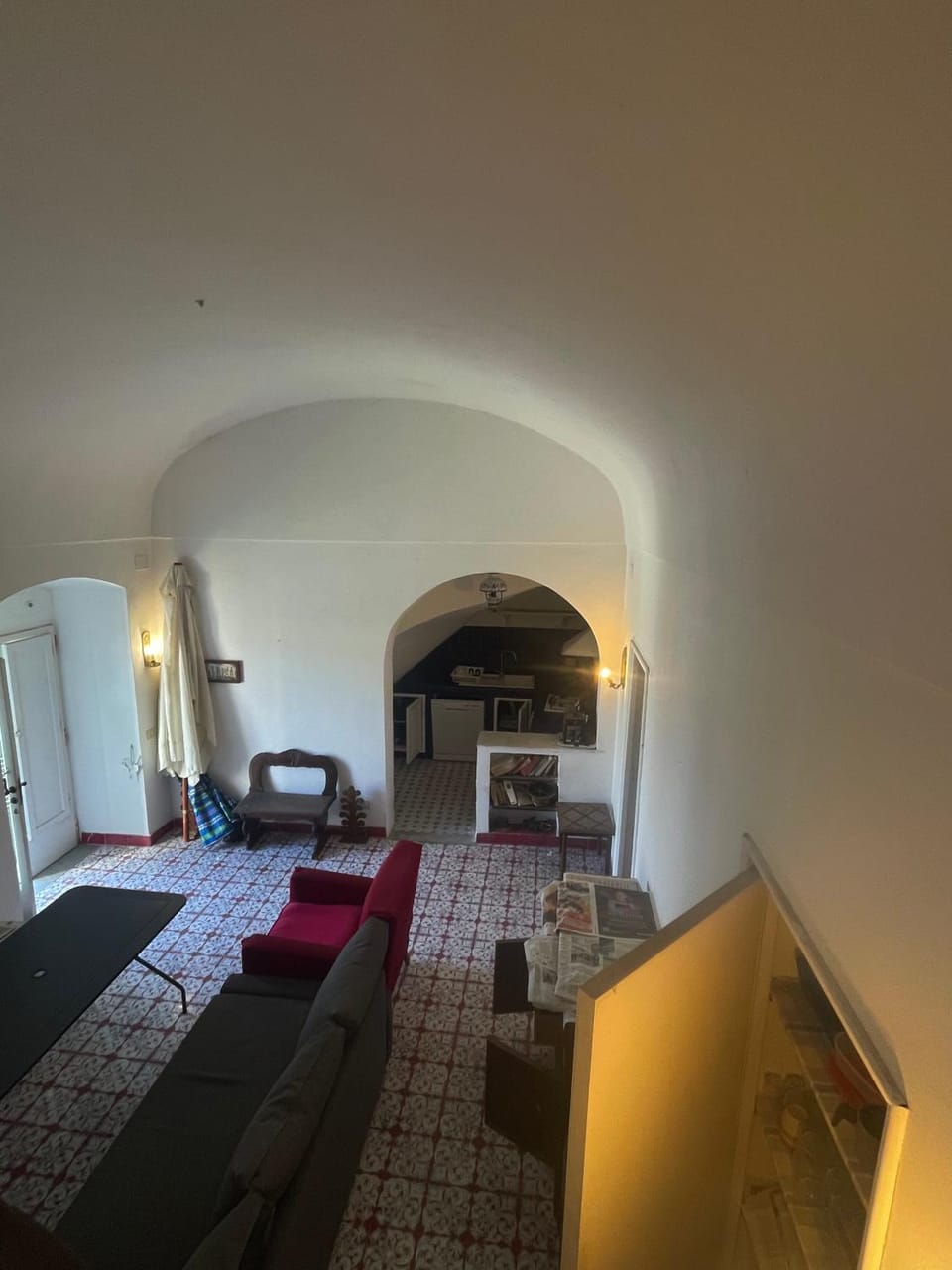Bed, Living room, Photo of the whole room, Seating area