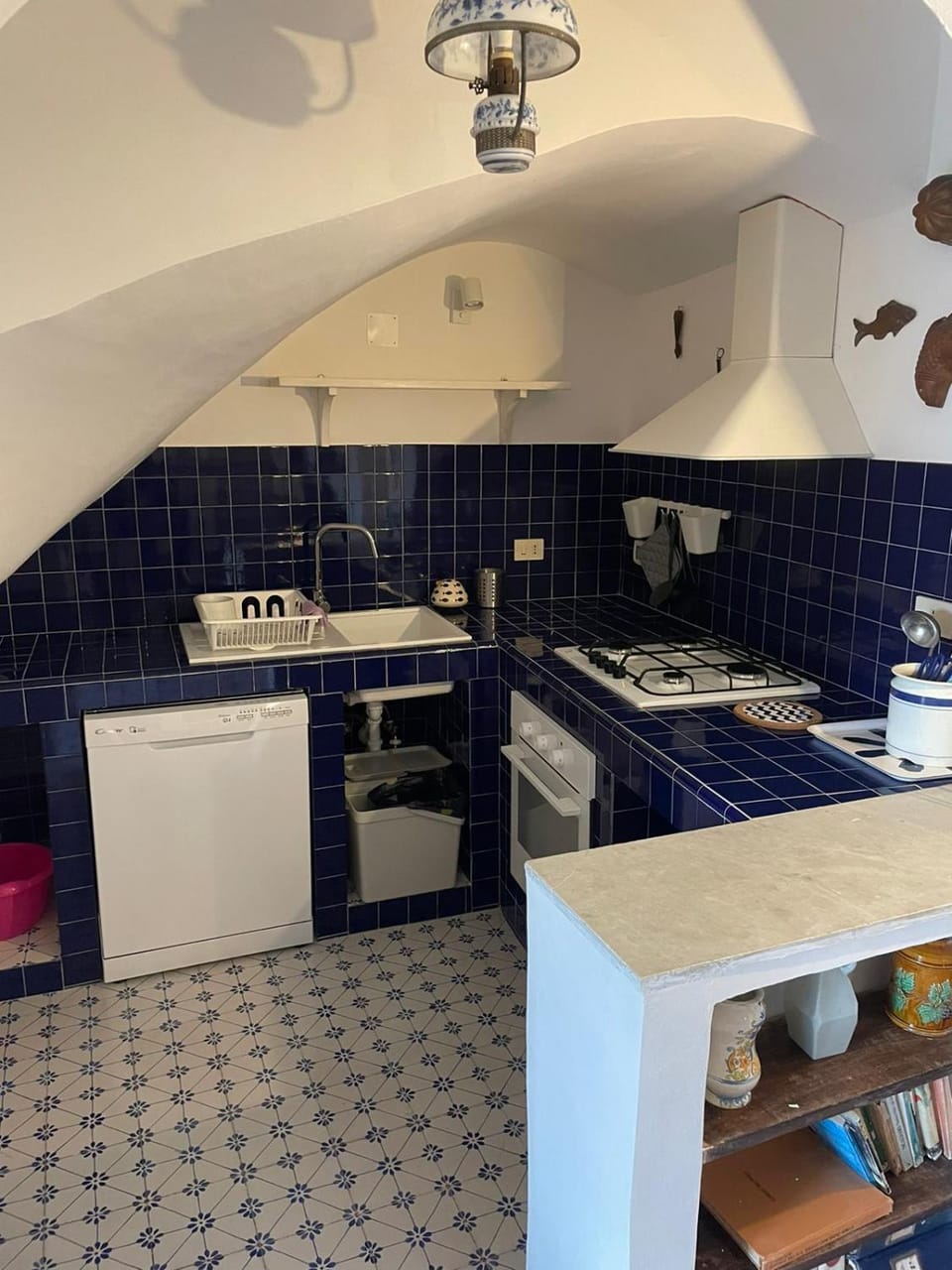 Kitchen or kitchenette, oven, stove