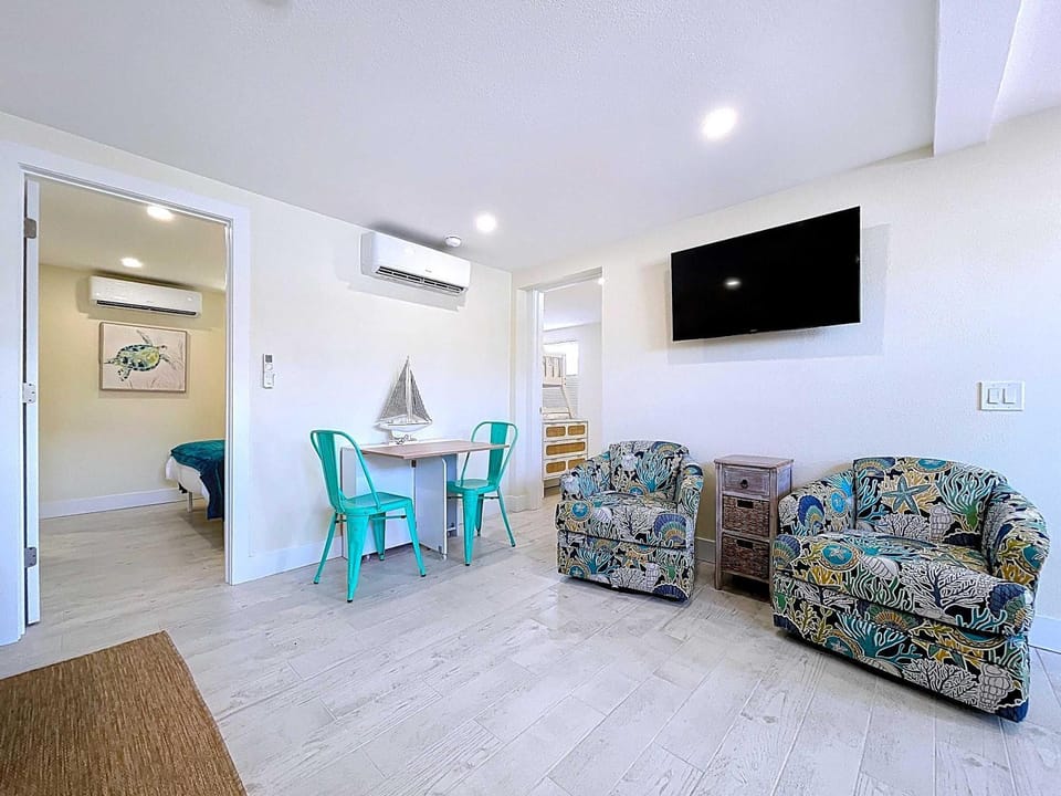 Seas The Day from this updated 2 bed 2 bath steps to beach House in Bradenton Beach