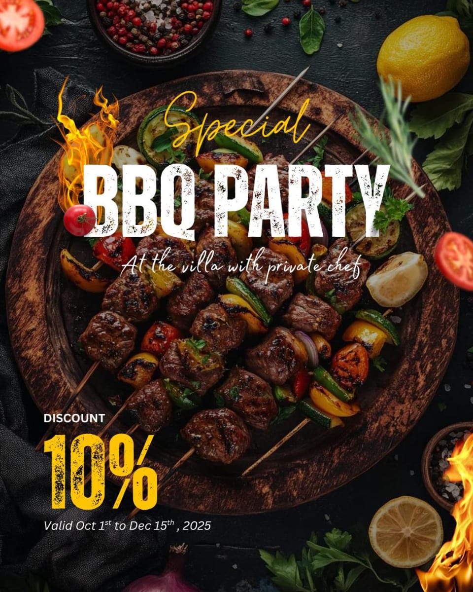 BBQ facilities, Food and drinks, Food